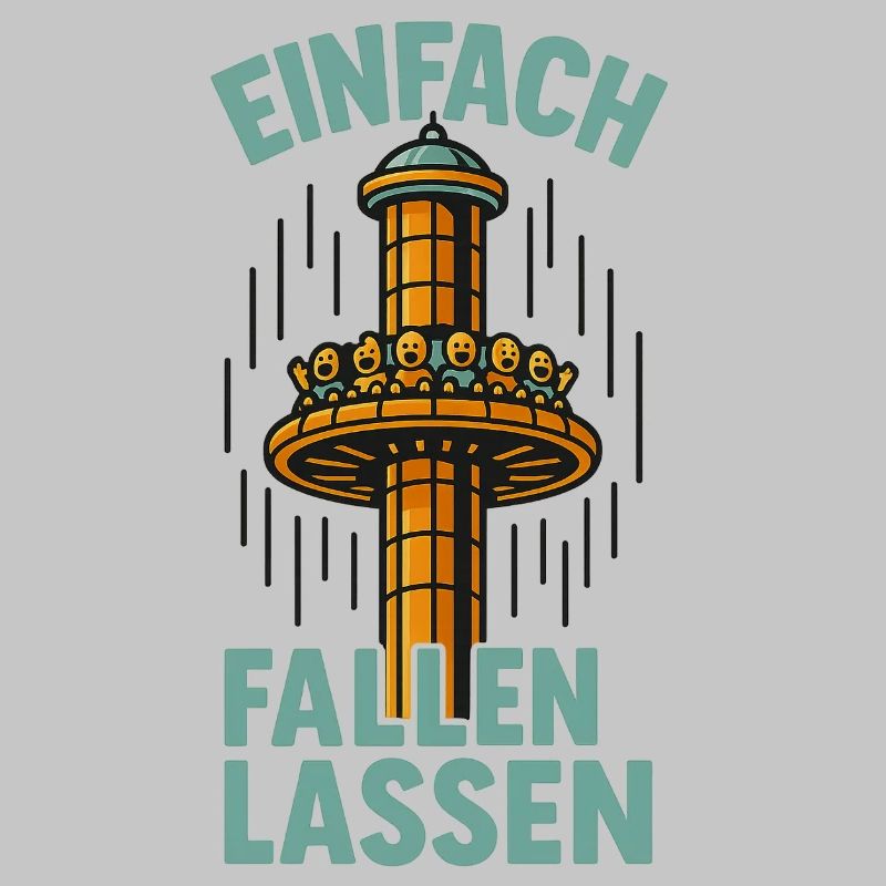 Fallen Lassen Drop Tower Freefall