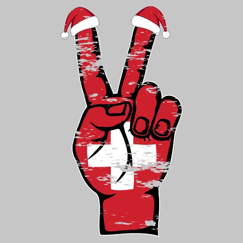 Drapeau de la Suisse Noël Symbole de la paix utilisé
