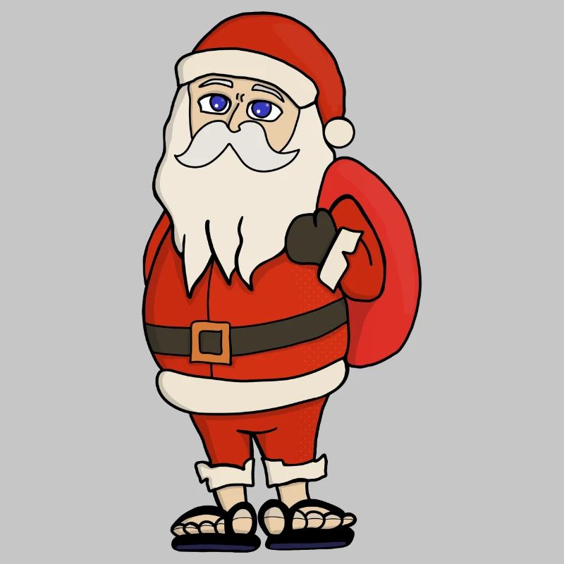 Weihnachtsmann Weihnachten Flip Flops