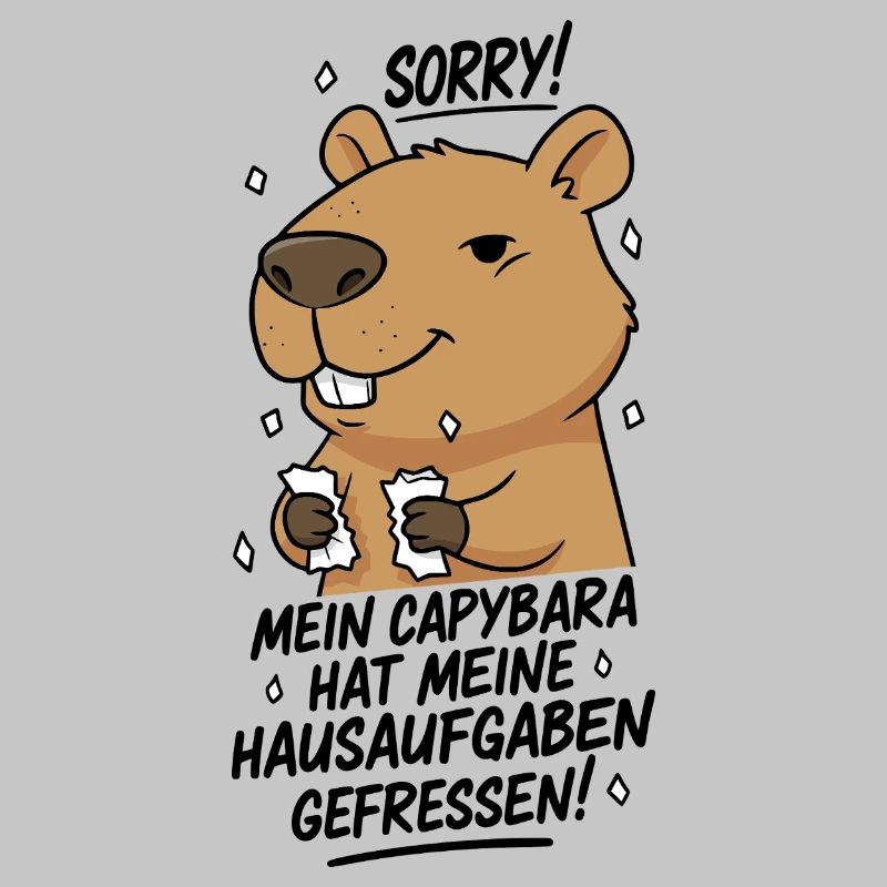 Pardon! Capybara a mangé mes devoirs
