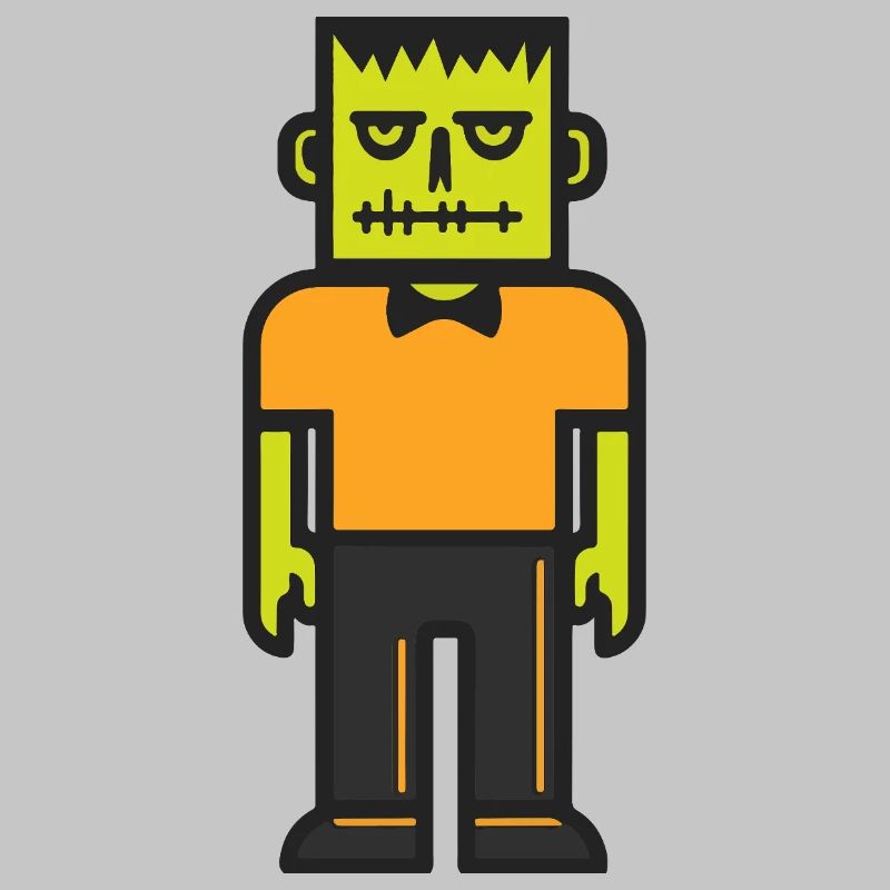 Zombie Halloween Comic Bunt