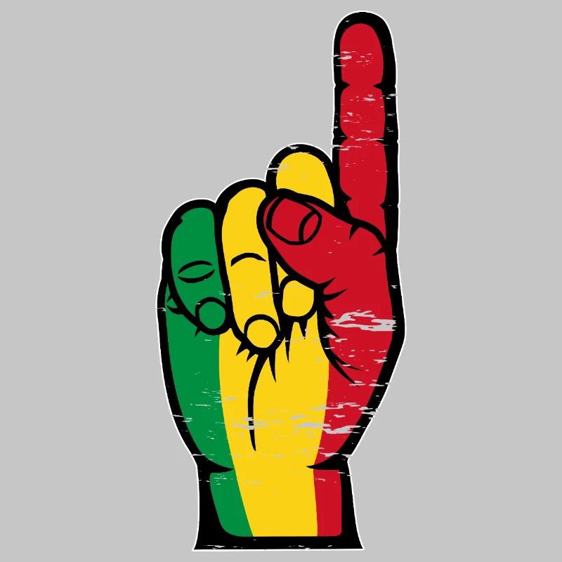 Drapeau du Mali numéro 1 utilisé