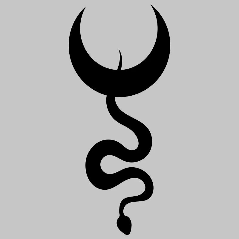 Lune avec serpent