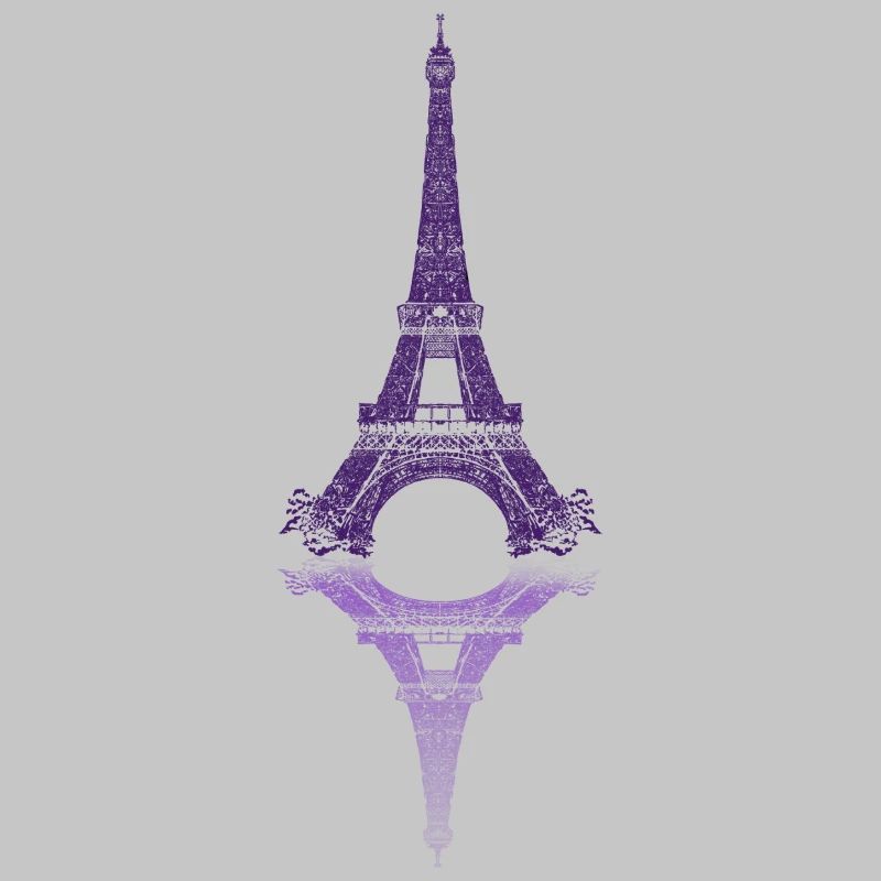 Parisian mirror Eiffel Tower