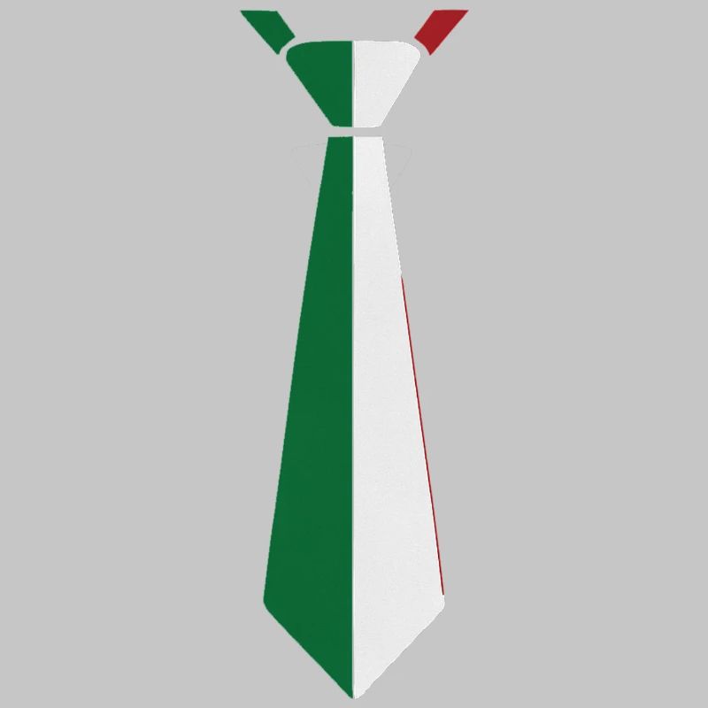 Cravate Italie – Conception du drapeau