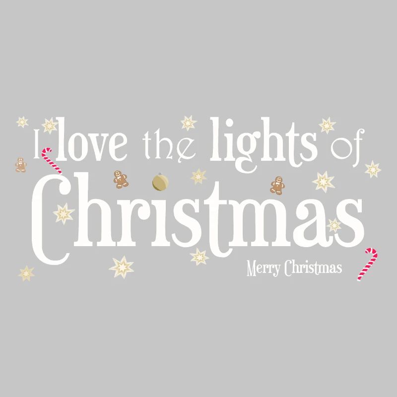 Ich liebe Weihnachtslichter, Englisch