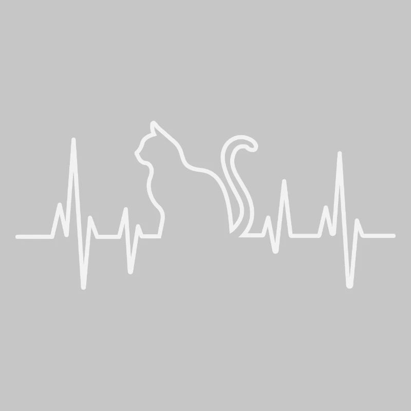 Katzenherz Pullover Design