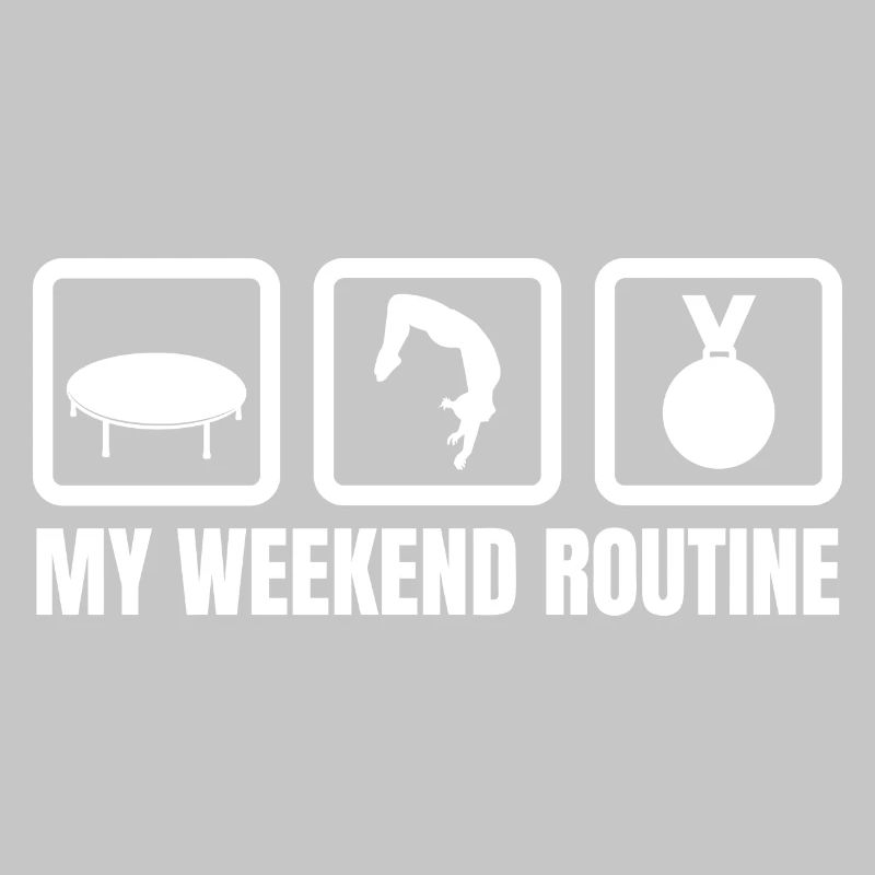 Trampolin Wochenendroutine