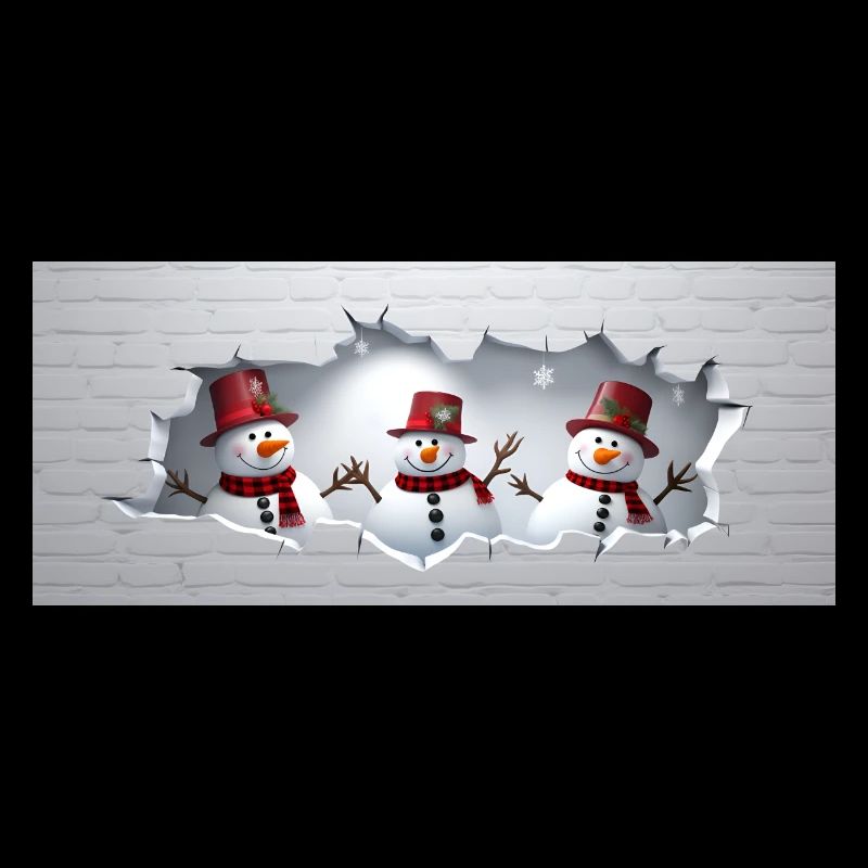 3D Snowman