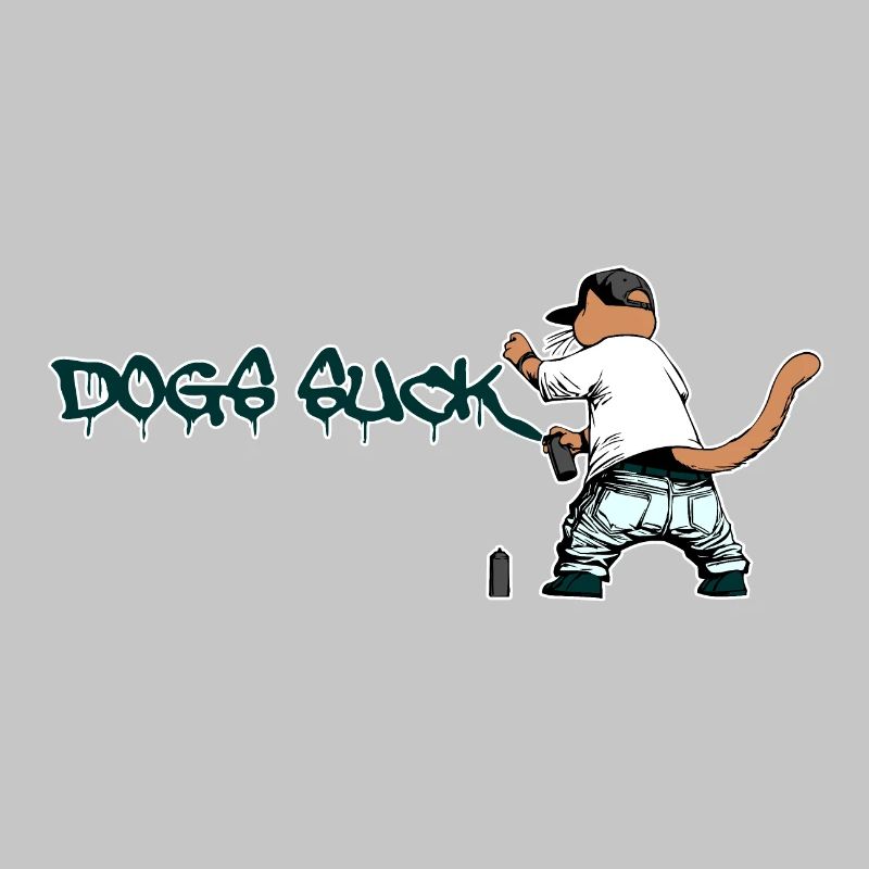 chat graffiti dogs suck