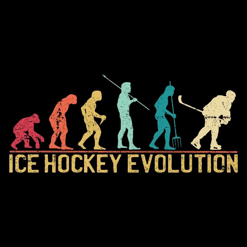 Hockey Evolution Silhouette Design