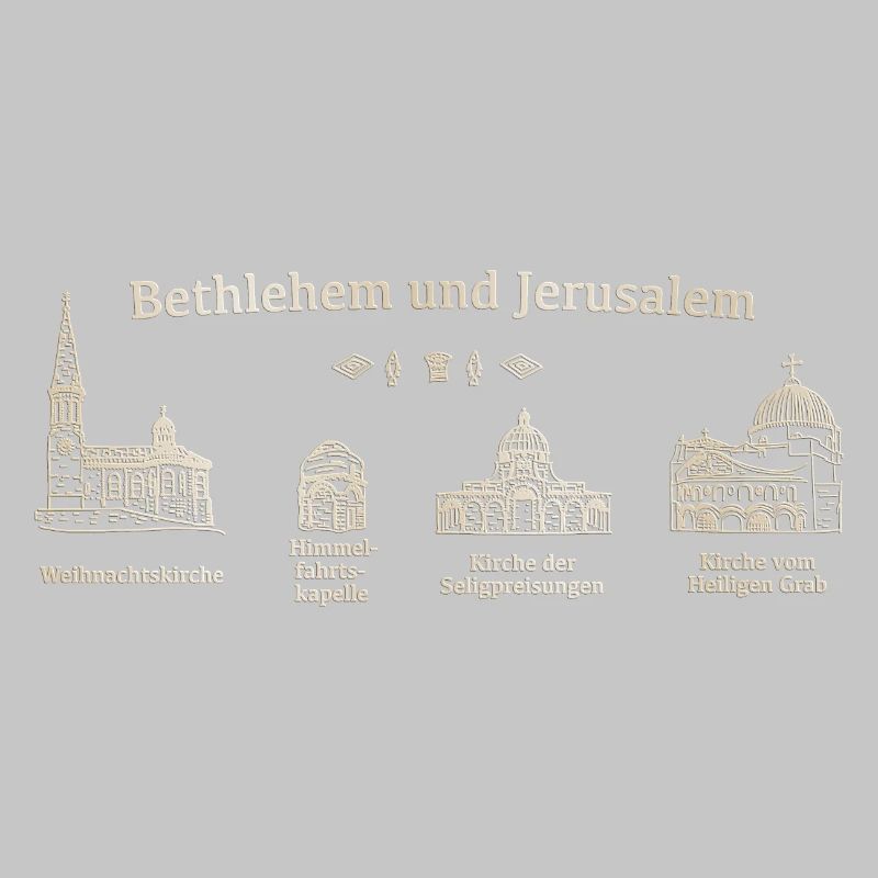 Bethlehem, Jerusalem, heilige Orte. Grabeskirche