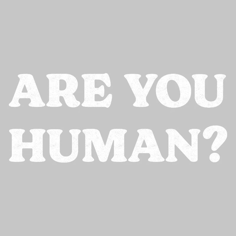Human existential question bold typography