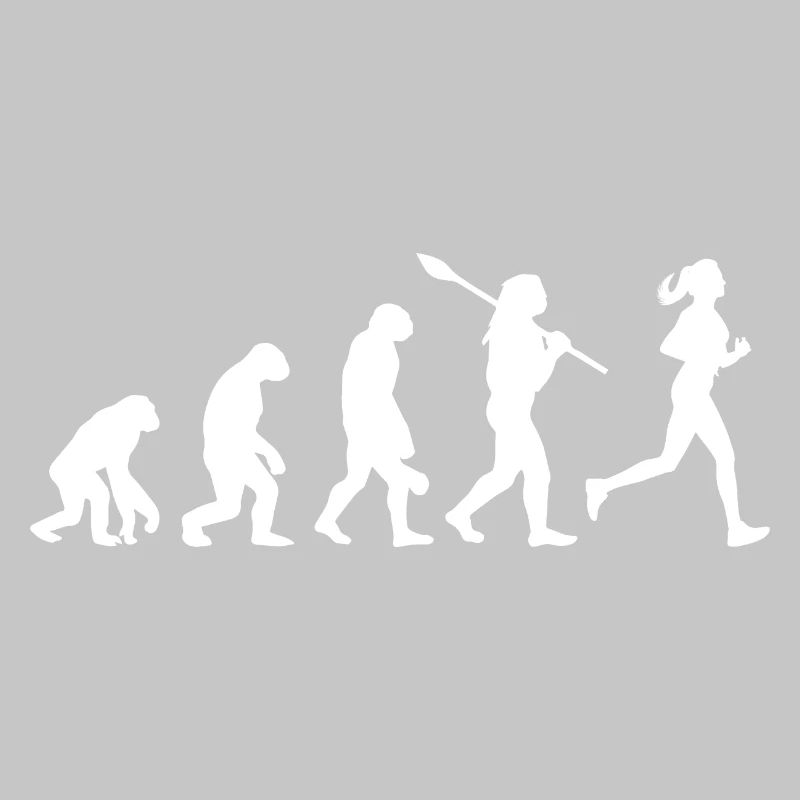 Évolution de la silhouette de la femme en course