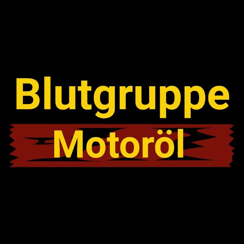 Blutgruppe Motoröl 