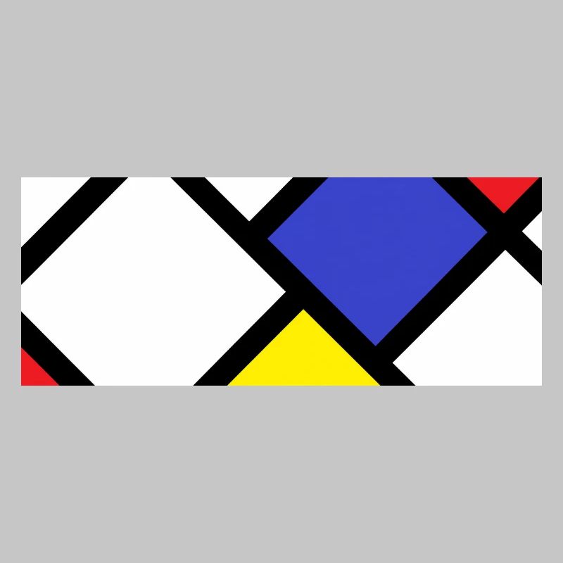 Contre-composition selon « De Stijl »
