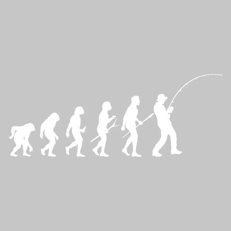 Silhouette du pêcheur Evolution