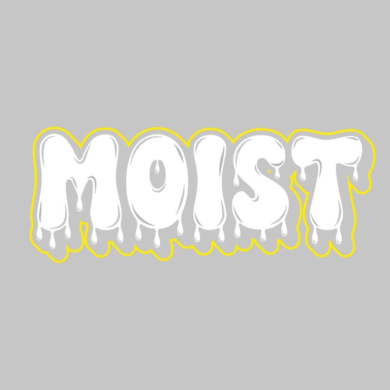 Moist Fat Font Wortzeichen