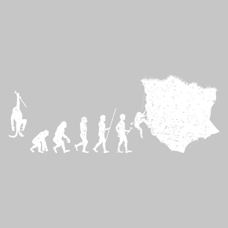 Silhouette de l’évolution à l’aventure