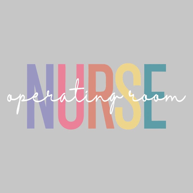 Nurse OR Gradient Letter Design