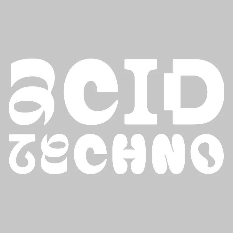 Typographie Acid Techno Pulse