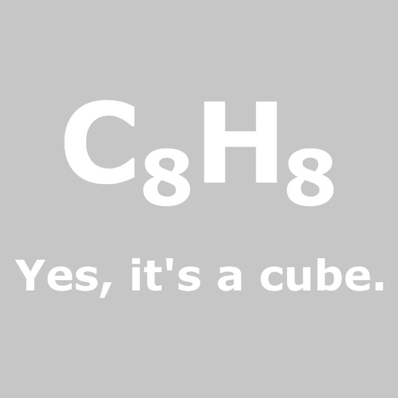 C8H8 Cuban Molecule Chemistry – Yes It's a Cube