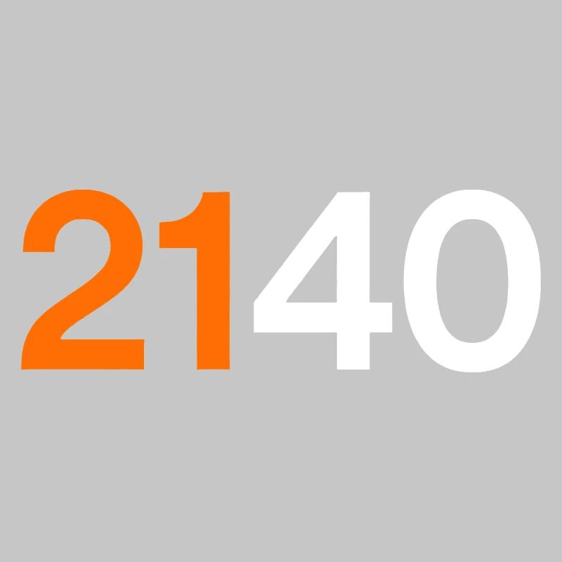 Bitcoin 2140 Fixed Supply Typography