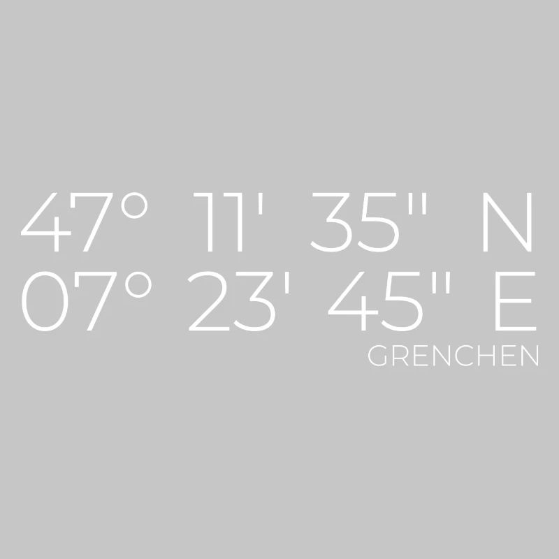 Coordinates Grenchen, Switzerland