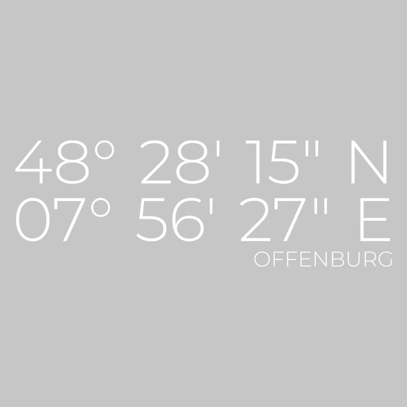 coordinates Offenburg