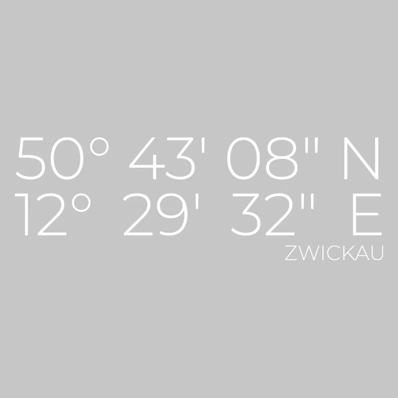 Coordinates Zwickau