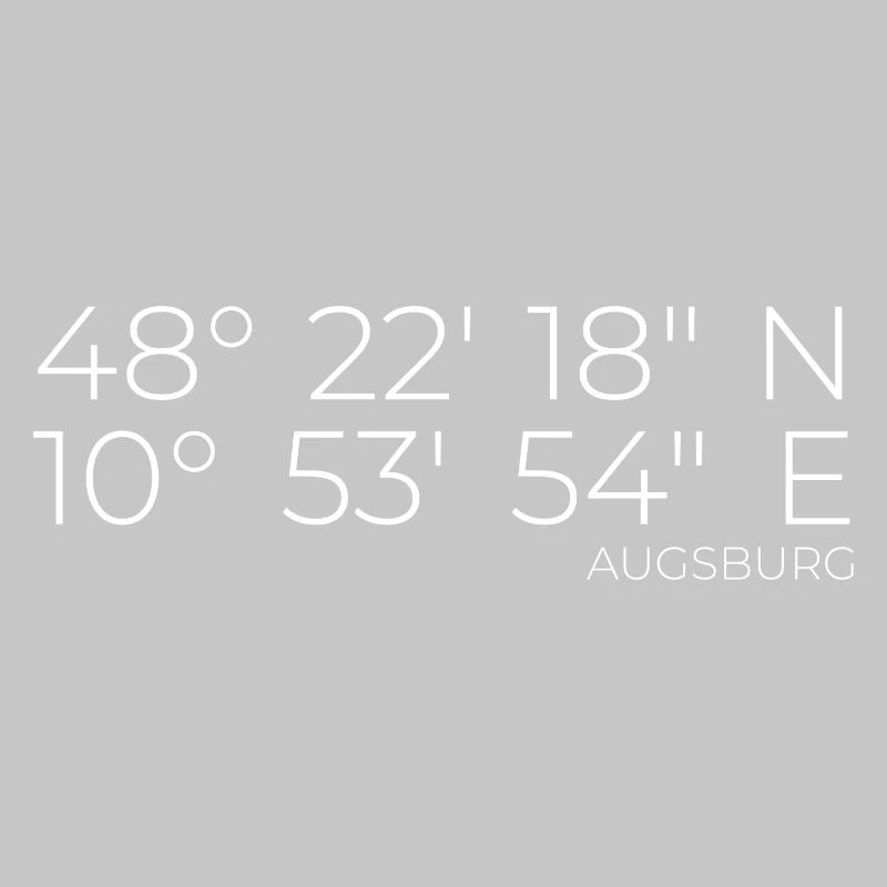 Coordinates Augsburg
