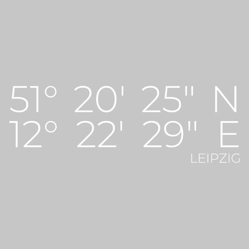 Coordinates Leipzig