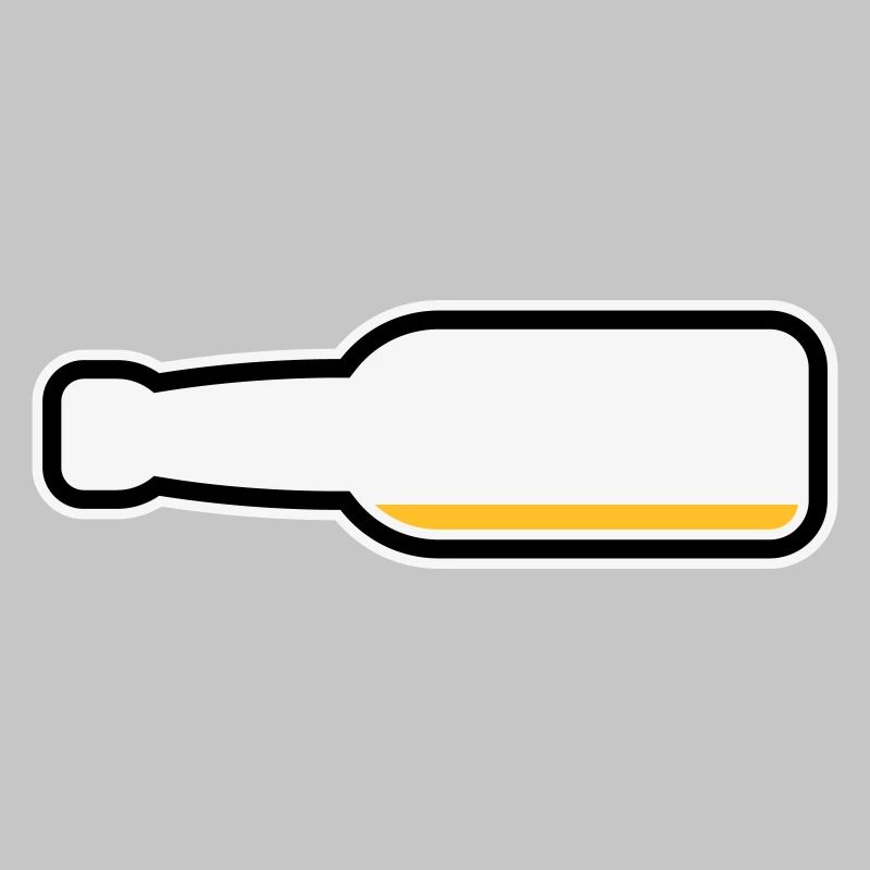 Bierflasche Leer (Bier Bierchen Symbol / POS 3C)