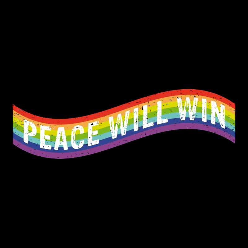 Peace will win Flag