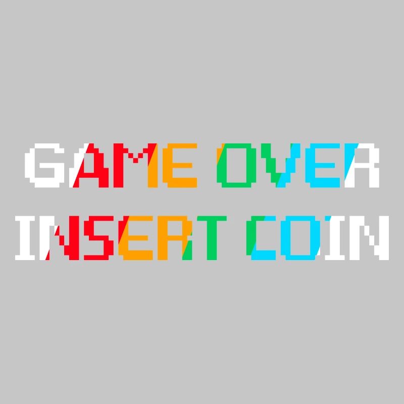 Game Over Insert Coin (dark)