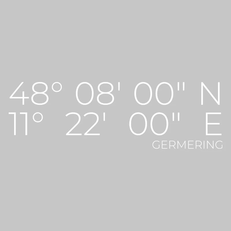 Coordinates Germering, Bavaria