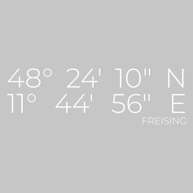 Coordinates Freising