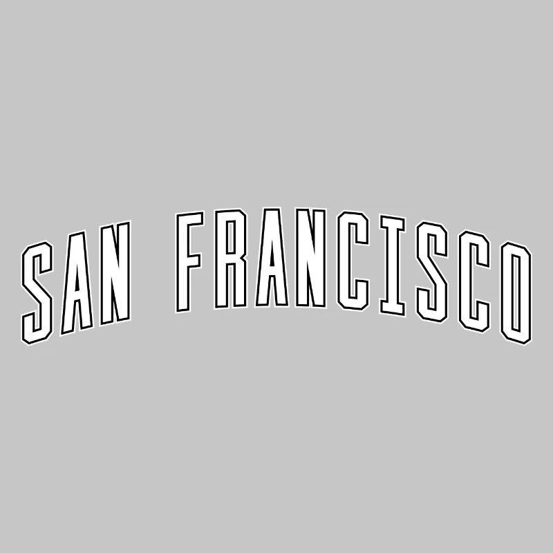 San Francisco Arc Font Design