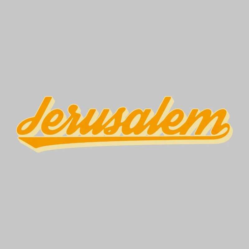 Jerusalem Retro Script