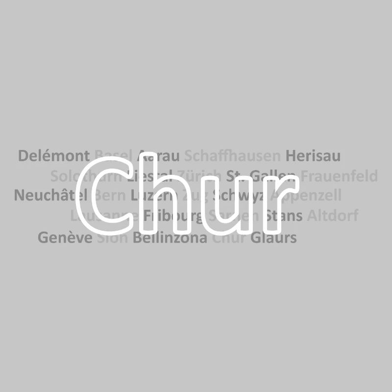 Schweizer Städte Chur