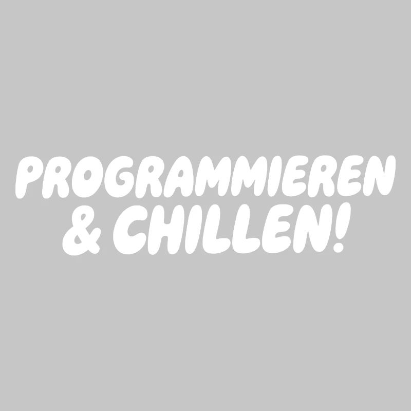 Programming & Chill – Large block font