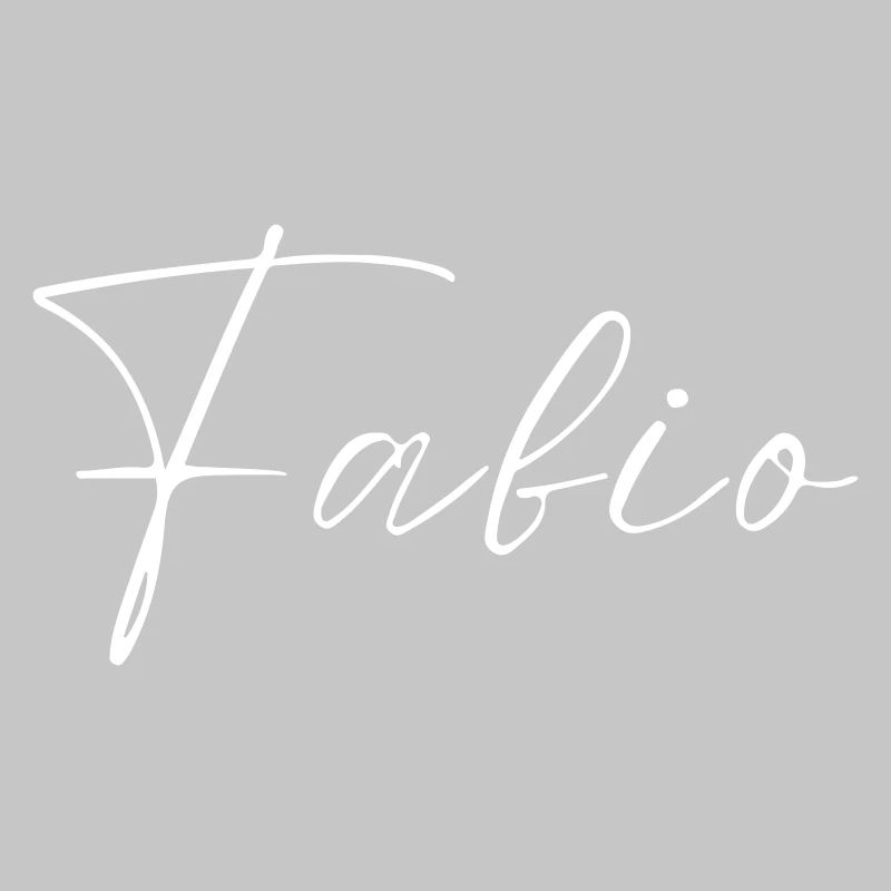 Fabio Name T-Shirt Gift for Men