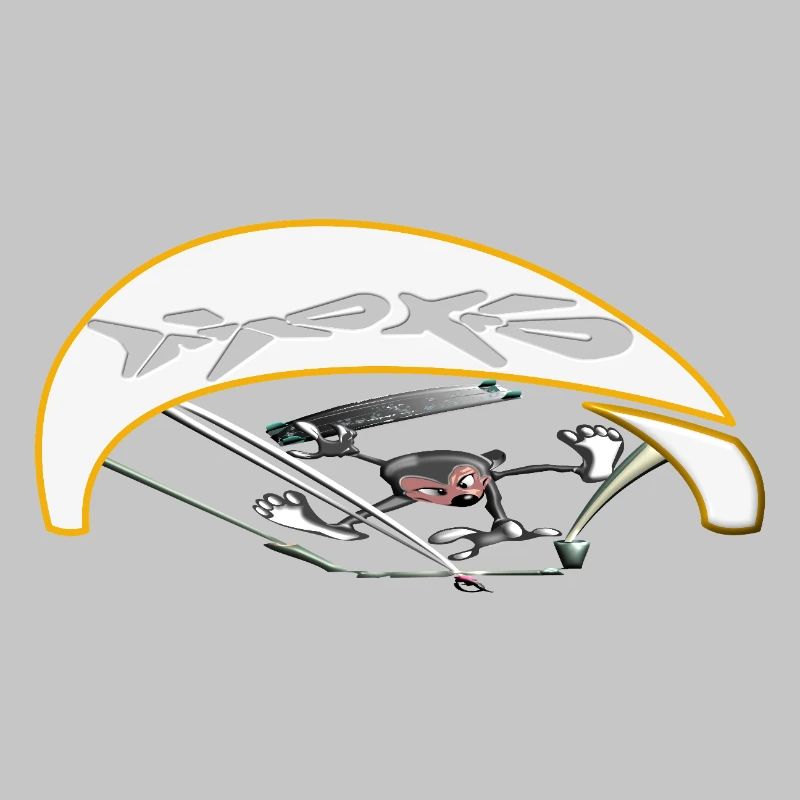 Active kiter with dynamic trajectory