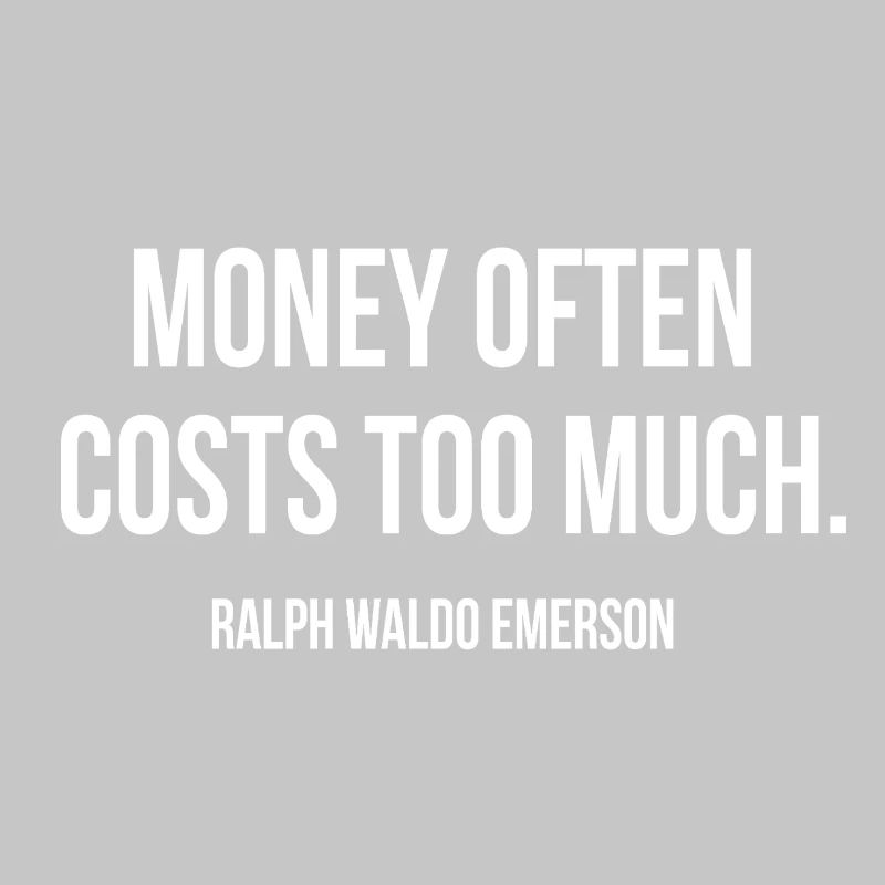 L’argent coûte trop cher Devis Tee