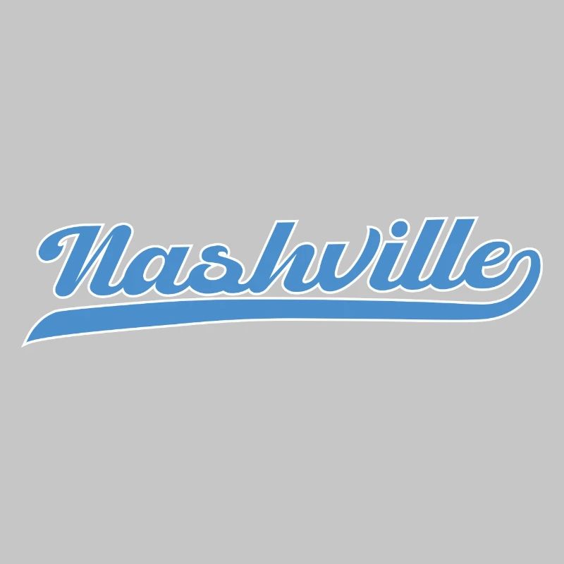 Nashville Script with Swing Line