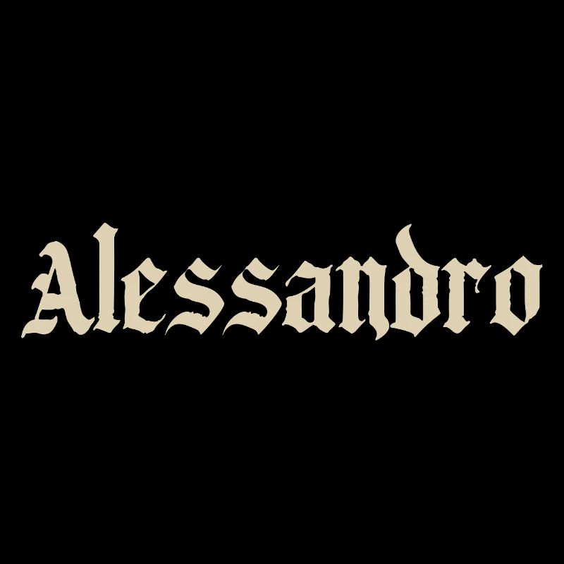 Alessandro Gothic Script
