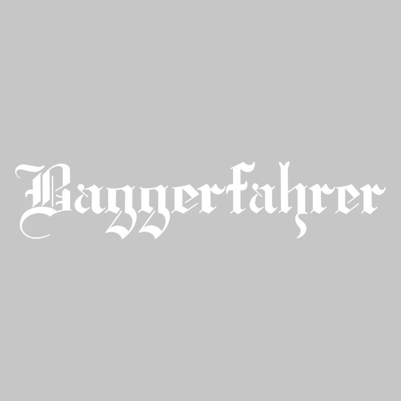 Der Baggerfahrer