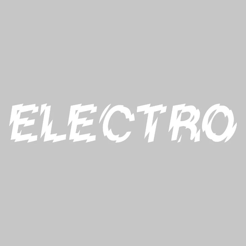 Conception de logo typographique de musique électro