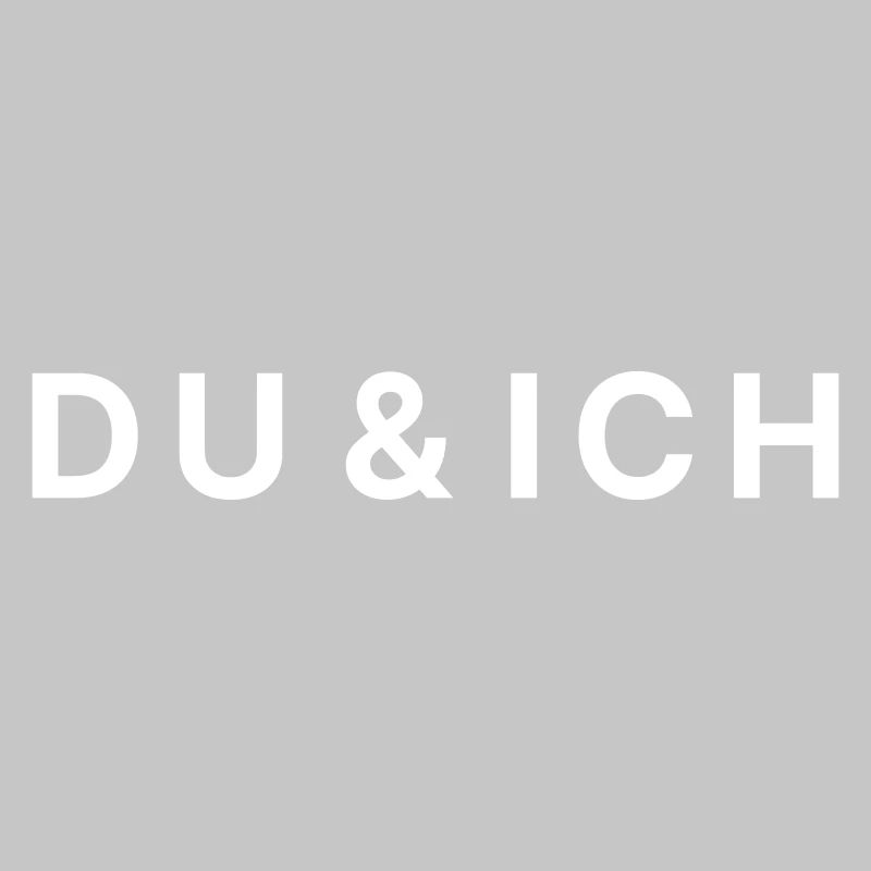 Du & Ich – Romantisches Love Textdesign