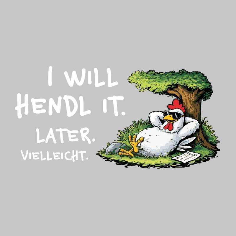 Chicken Procrastination Cartoon